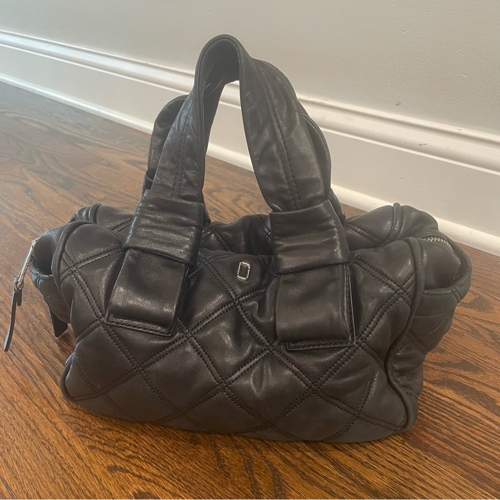 MARC JACOBS Antonia Bauletto Lambskin Quilted Leather Bag - Picture 2 of 15